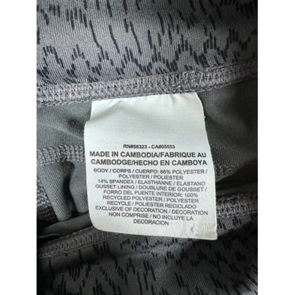 Nike Running Leggings Gray Dri-FIT‎ Excellent Cropped Womens Small